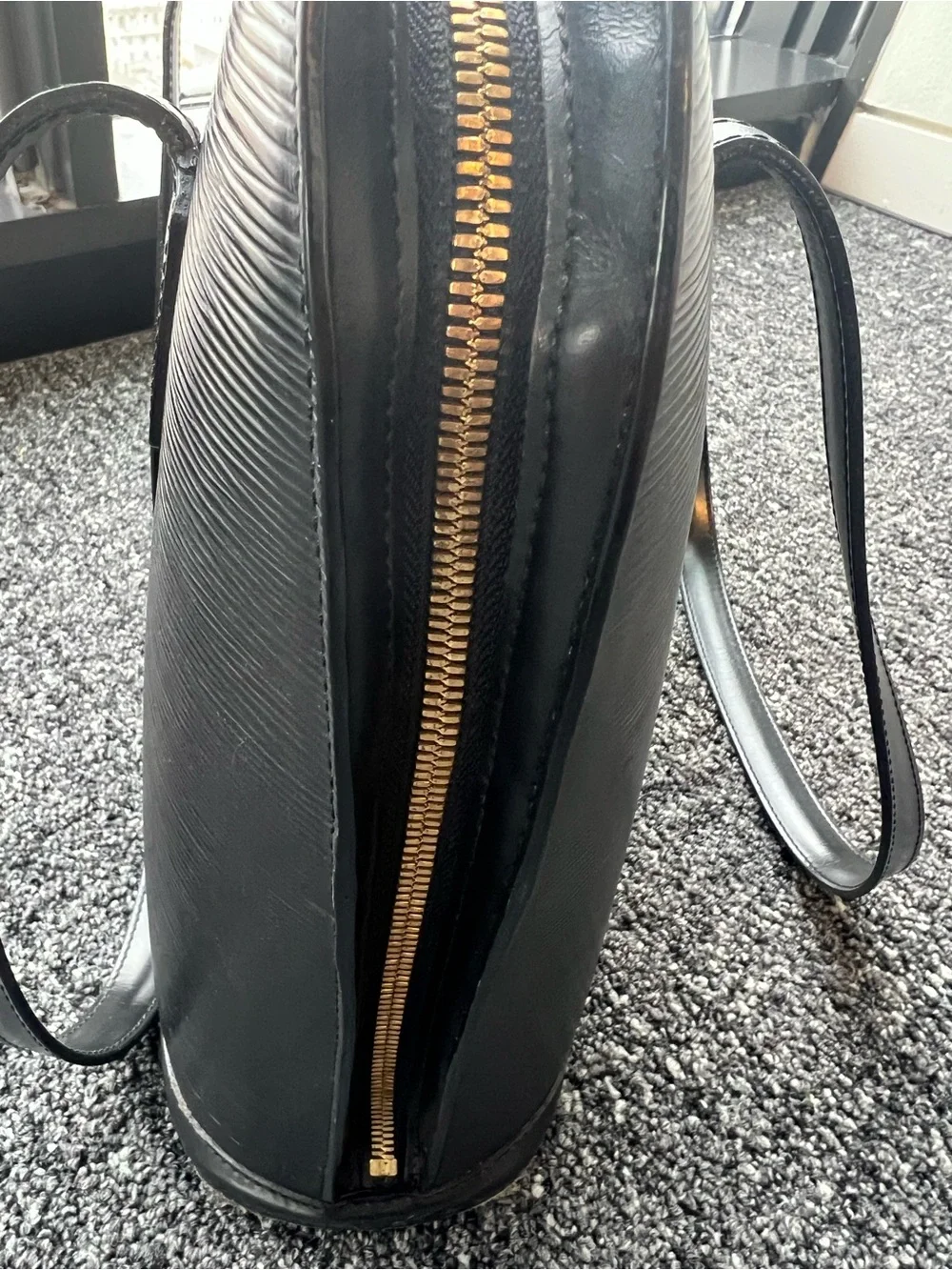 Louis Vuitton Black Epi Lussac Tote